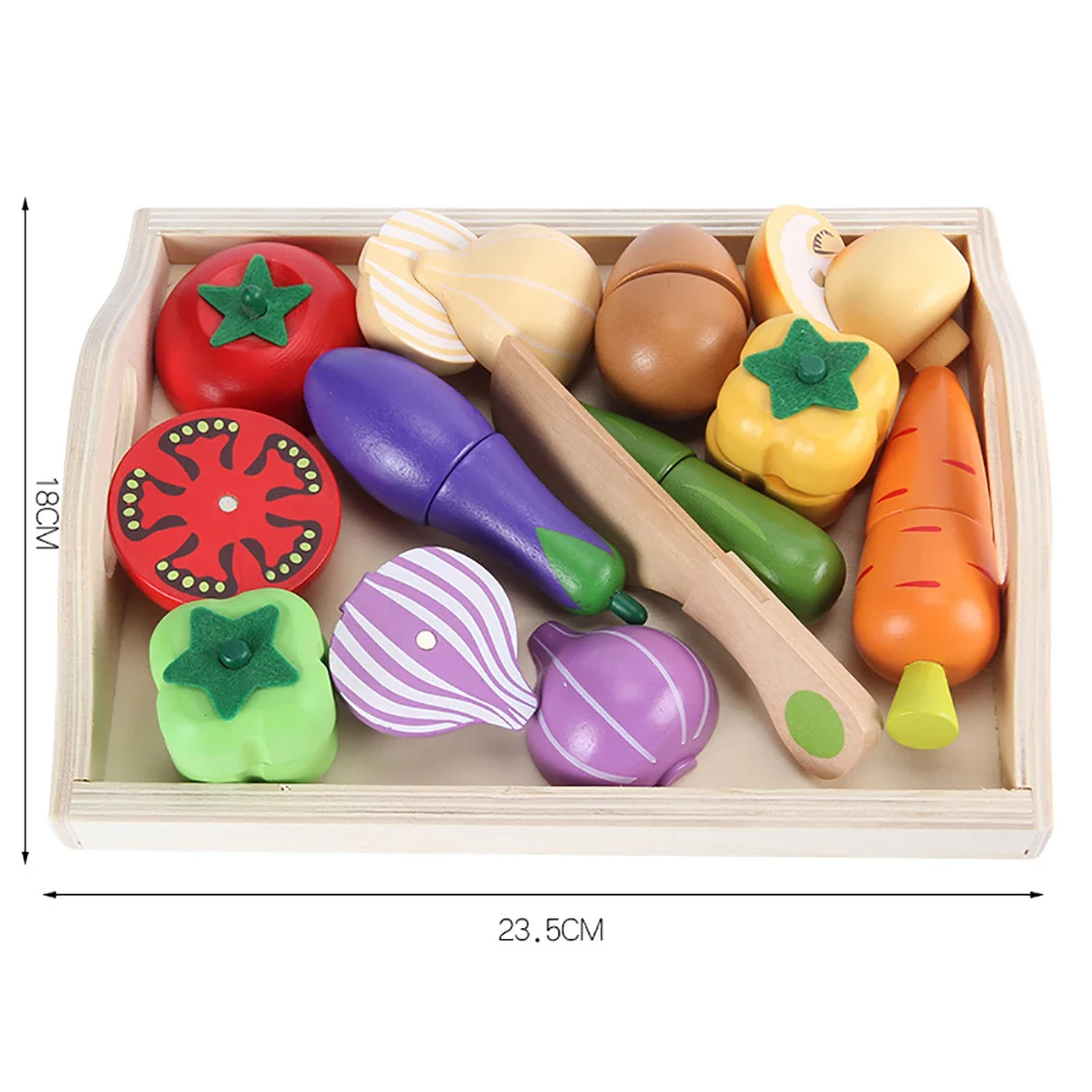 12Pcs Magnetic Wooden Vegetable Combination Cutting Toy Set Children Simulation Playset Pretend Simulation Basket Fruit Set
12Pcs Magnetic Wooden Vegetable Combination Cutting Toy Set Children Simulation Playset Pretend Simulation Basket Fruit Set
