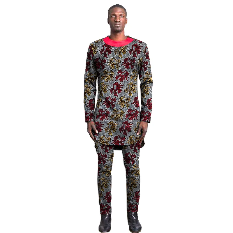 Vintage Fashion Men's Suits Ghana Shirts+African Pattern Pants Set Clothes Male Outfits Custom Nigerian Festival Garments
Vintage Fashion Men's Suits Ghana Shirts+African Pattern Pants Set Clothes Male Outfits Custom Nigerian Festival Garments