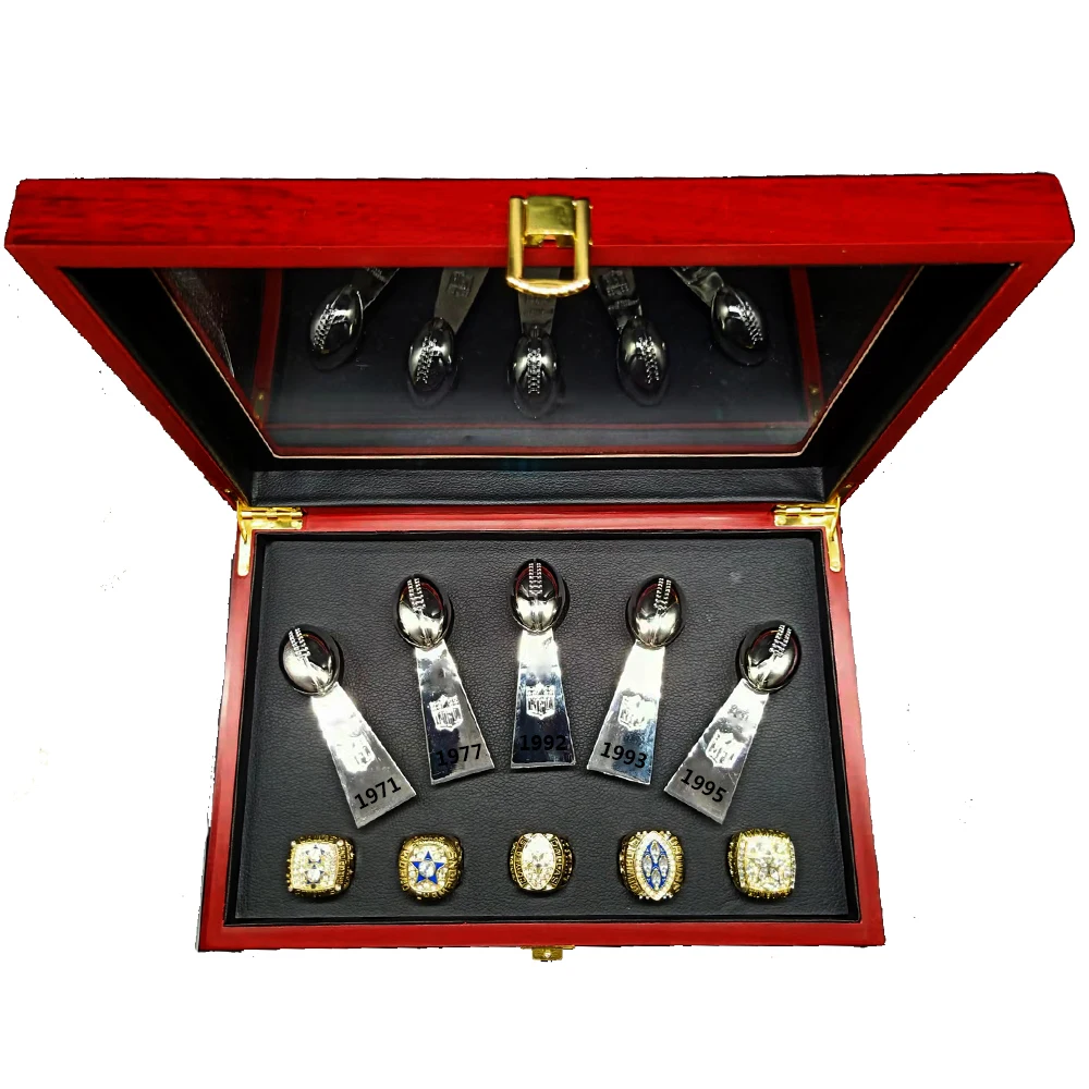 2021 Rugby Series Dallas Cowboys Championship Ring Custom World Championship Trophy Set Wooden Box Souvenir Free Shipping
2021 Rugby Series Dallas Cowboys Championship Ring Custom World Championship Trophy Set Wooden Box Souvenir Free Shipping