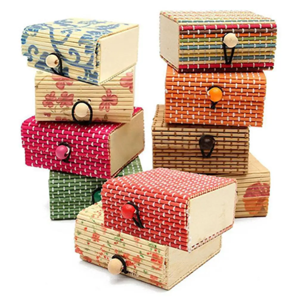 70% Hot Sale Ring Necklace Earrings Bamboo Wooden Case Jewelry Storage Boxes Holder Gift
70% Hot Sale Ring Necklace Earrings Bamboo Wooden Case Jewelry Storage Boxes Holder Gift
