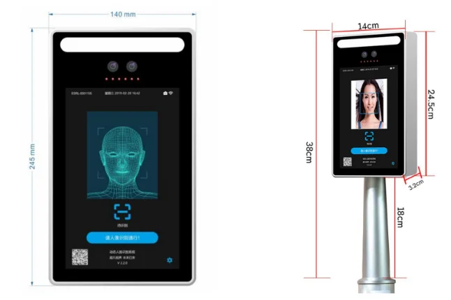 Dynamic Face Recognition Instrument Access Control Attendance System Attendance Facial recognition device
Dynamic Face Recognition Instrument Access Control Attendance System Attendance Facial recognition device