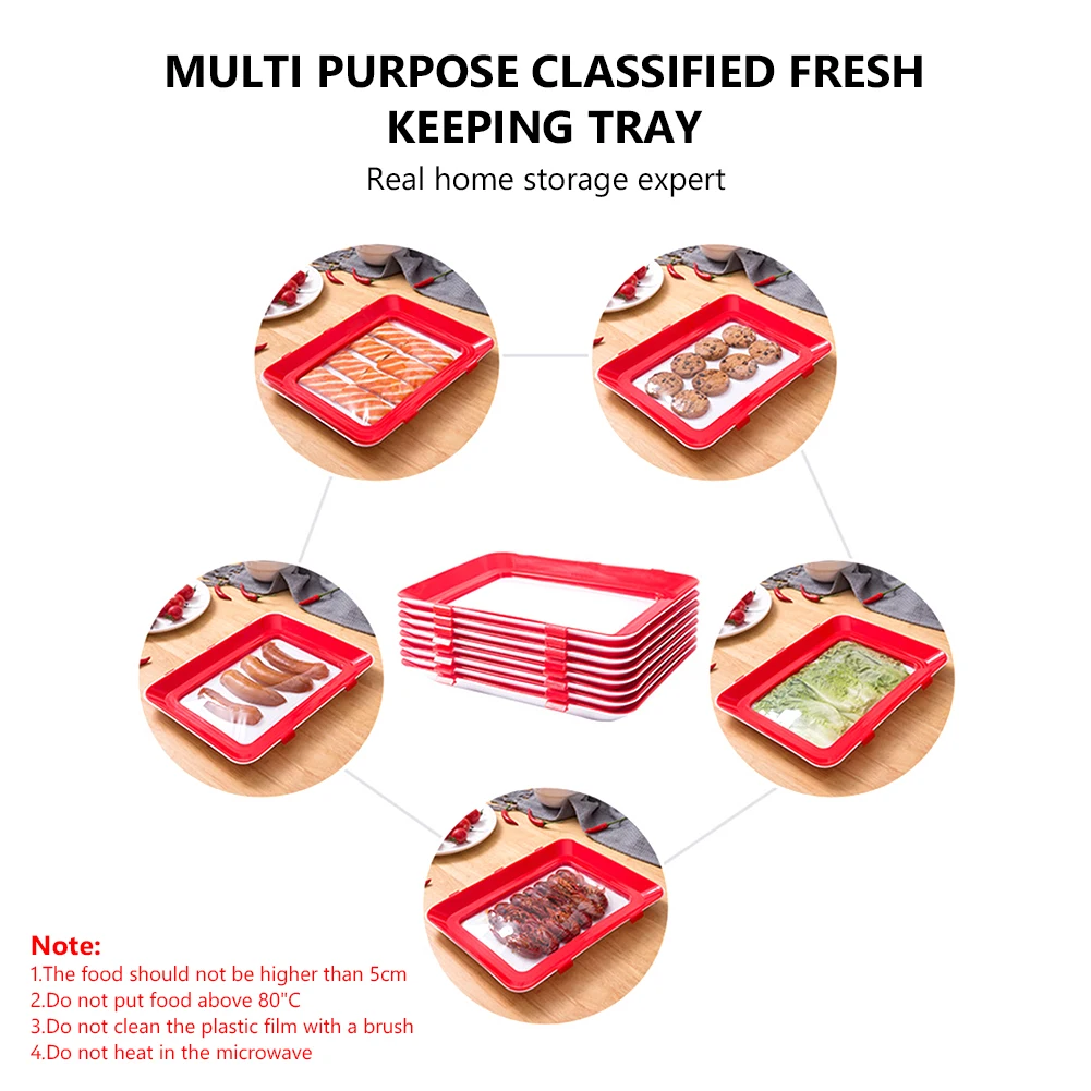Reusable Organizer Food Preservation Tray Spacer Creative Keep Fresh Preservate Healthy Refrigerator kitchen storage container
Reusable Organizer Food Preservation Tray Spacer Creative Keep Fresh Preservate Healthy Refrigerator kitchen storage container