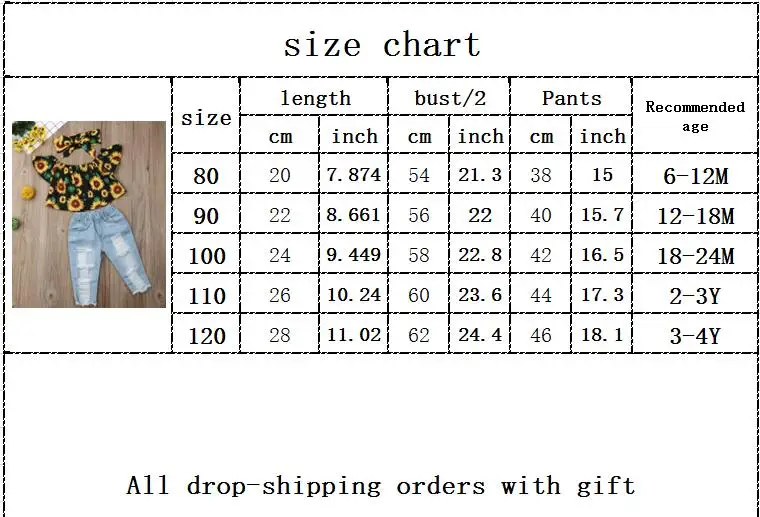 Girls Clothing Set Summer Baby Girls Clothes Flower Top Ruffles Denim Hole Pant headband Children Clothing Drop shipping 6M-4Y 
Girls Clothing Set Summer Baby Girls Clothes Flower Top Ruffles Denim Hole Pant headband Children Clothing Drop shipping 6M-4Y
