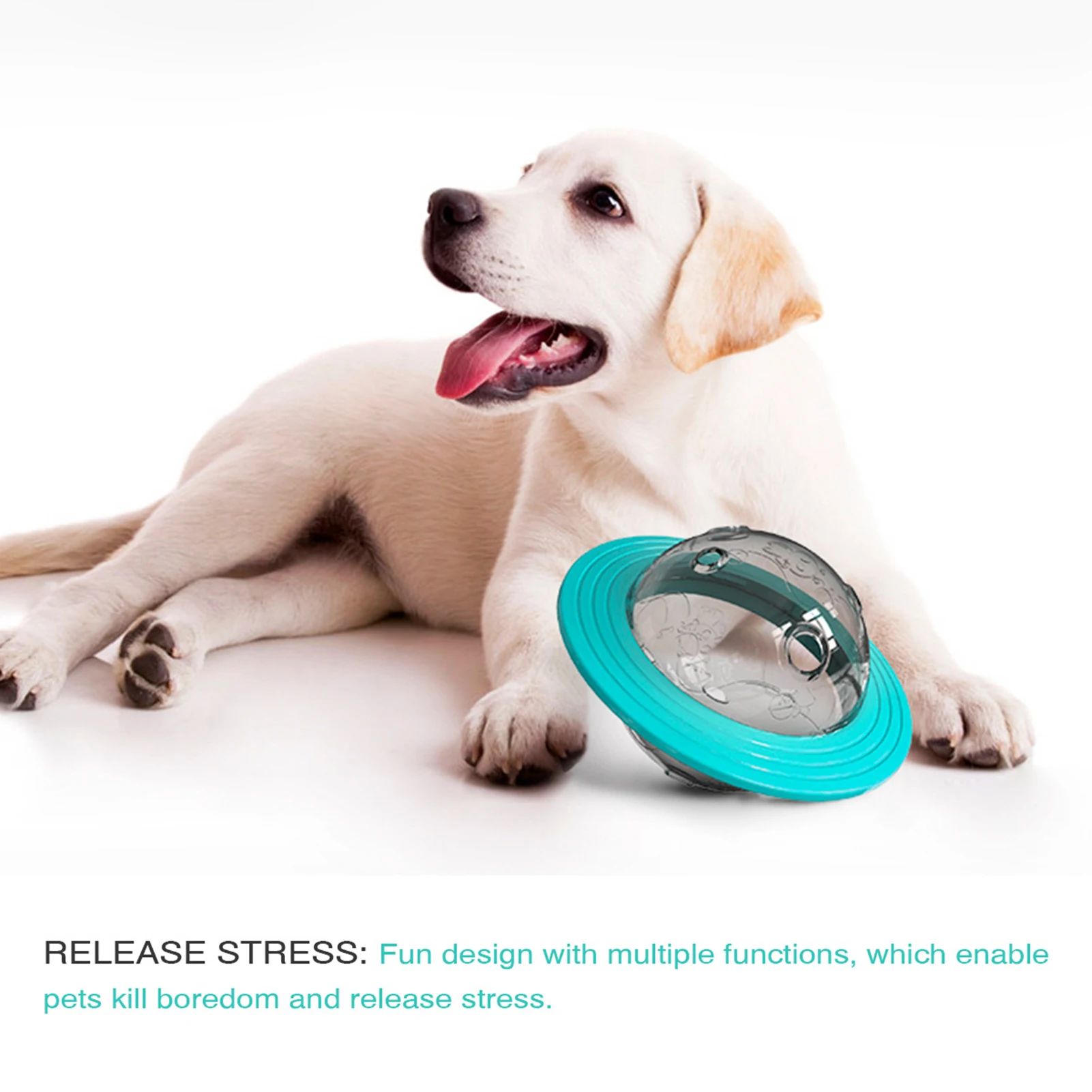 

Летающая тарелка собака игрушки для домашних животных планеты интерактивная игрушка спеша головоломки IQ обработать мяч Еда распределяя же...