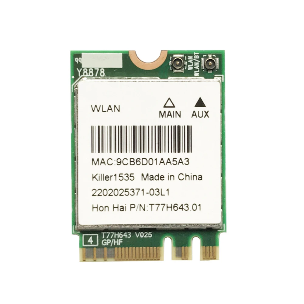 1535 QCNFA364A 802.11ac NGFF WIFI карта для MSI GT72 / GT80 / GS60 / GE62 / GE72 / PE60 / PE70 13 R2 17 Высокое качество и долговечность
1535 QCNFA364A 802.11ac NGFF WIFI карта для MSI GT72 / GT80 / GS60 / GE62 / GE72 / PE60 / PE70 13 R2 17 Высокое качество и долговечность