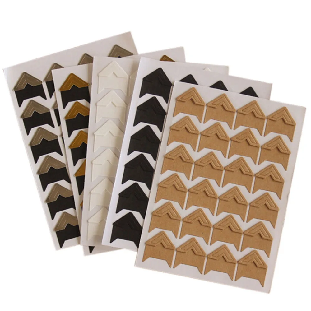 24 pcs/Sheet DIY Sticky Vintage Corner Paper Stickers for Scrapbooking Stationery School Supplies
24 pcs/Sheet DIY Sticky Vintage Corner Paper Stickers for Scrapbooking Stationery School Supplies