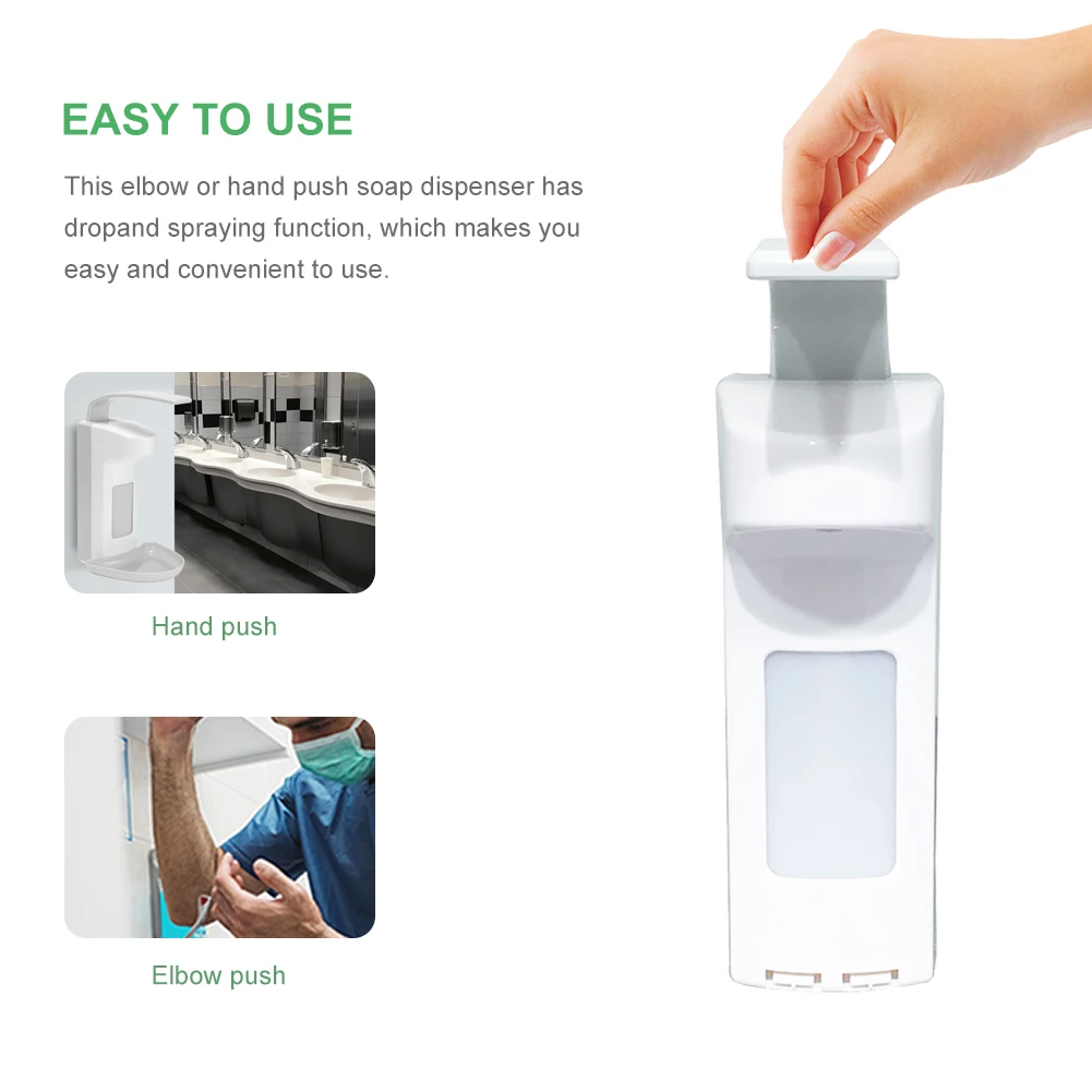 Manual Soap Dispenser Hospital Hotel Disinfection Hand Sanitizer Bottle 500ml/1000ml Elbow Pressure Soap Dispenser
Manual Soap Dispenser Hospital Hotel Disinfection Hand Sanitizer Bottle 500ml/1000ml Elbow Pressure Soap Dispenser