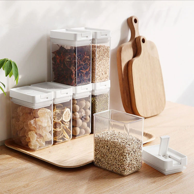 Kitchen Household Food Sealed Cans Plastic large-capacity Moisture-proof Storage Box Grains Transparent Organizer Tank
Kitchen Household Food Sealed Cans Plastic large-capacity Moisture-proof Storage Box Grains Transparent Organizer Tank