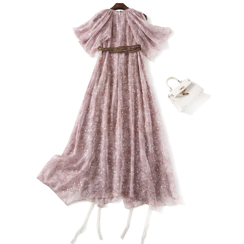 Fashion Summer High Quality New Women'S Dress Comfortable Casual Holiday Party Elegant Cloak Sleeves Charming Print Midi Dress
Fashion Summer High Quality New Women'S Dress Comfortable Casual Holiday Party Elegant Cloak Sleeves Charming Print Midi Dress
