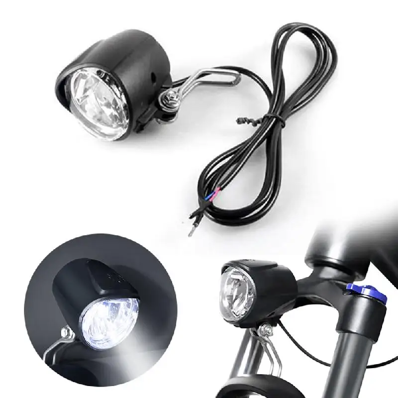 Bike Light Electric Bicycle 6V Front LED Headlight eBike Light Bicycle Lamp Safety Warning Rechargeable Bike Accessories
Bike Light Electric Bicycle 6V Front LED Headlight eBike Light Bicycle Lamp Safety Warning Rechargeable Bike Accessories