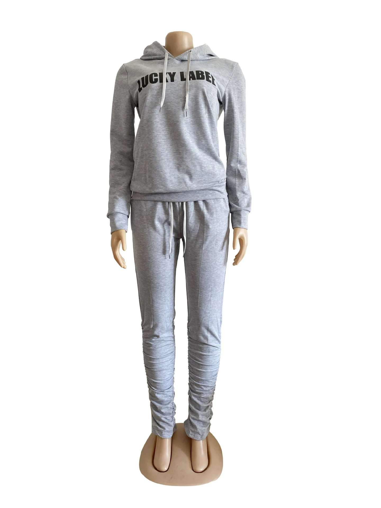 Lucky Baby Autumn Winter Women Casual Solid Letter Print Sports Two Piece Set Top and Pants Tracksuit Sweatsuit Outfits
Lucky Baby Autumn Winter Women Casual Solid Letter Print Sports Two Piece Set Top and Pants Tracksuit Sweatsuit Outfits