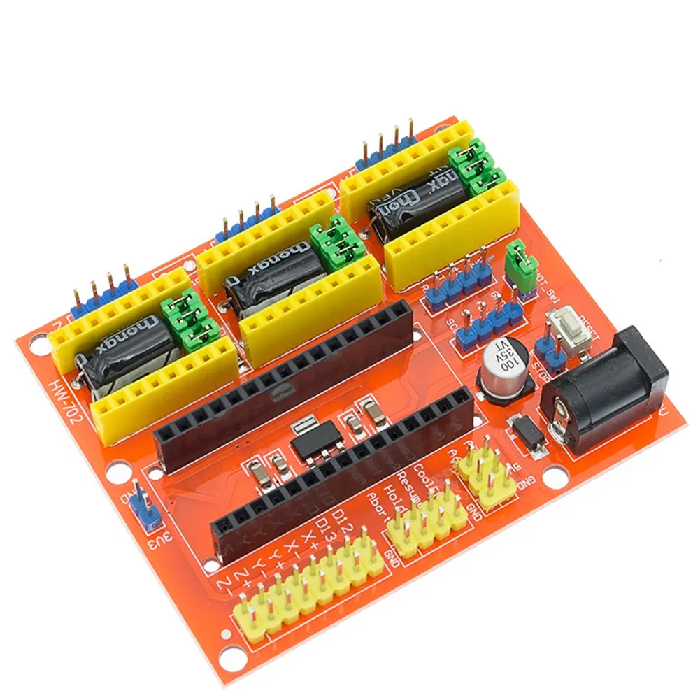 V4 Engraver Expansion Board CNC Shield V4 Shield Machine / 3D Prin-ter / A4988 Driver Expansion Board For Arduino Diy Kit
V4 Engraver Expansion Board CNC Shield V4 Shield Machine / 3D Prin-ter / A4988 Driver Expansion Board For Arduino Diy Kit