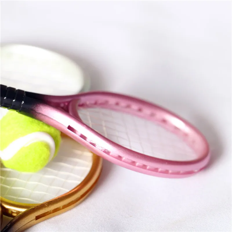 Doll house mini scene accessories simulation sports goods tennis racket model set children's birthday gif | Игрушки и хобби