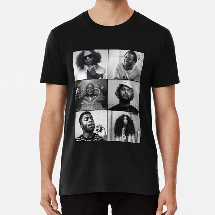 TDE Kendrick Ab soul Q Jay рок Исая футболка kendrick lamar ab школьник q jay Rock Исая|Мужские футболки| |