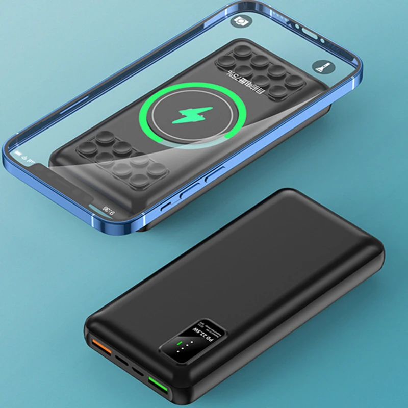 20000mAh Magnetic Qi Wireless Charger Power Bank for iPhone 12 Samsung Huawei Xiaomi Poverbank PD 22.5W Fast Charging Powerbank
20000mAh Magnetic Qi Wireless Charger Power Bank for iPhone 12 Samsung Huawei Xiaomi Poverbank PD 22.5W Fast Charging Powerbank