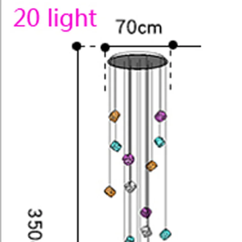 Creative Coloured Glass Pendant Light Modern Restaurant Personality Pendant Lamps Villa Living Room Staircase Long Pendant Lamp
Creative Coloured Glass Pendant Light Modern Restaurant Personality Pendant Lamps Villa Living Room Staircase Long Pendant Lamp