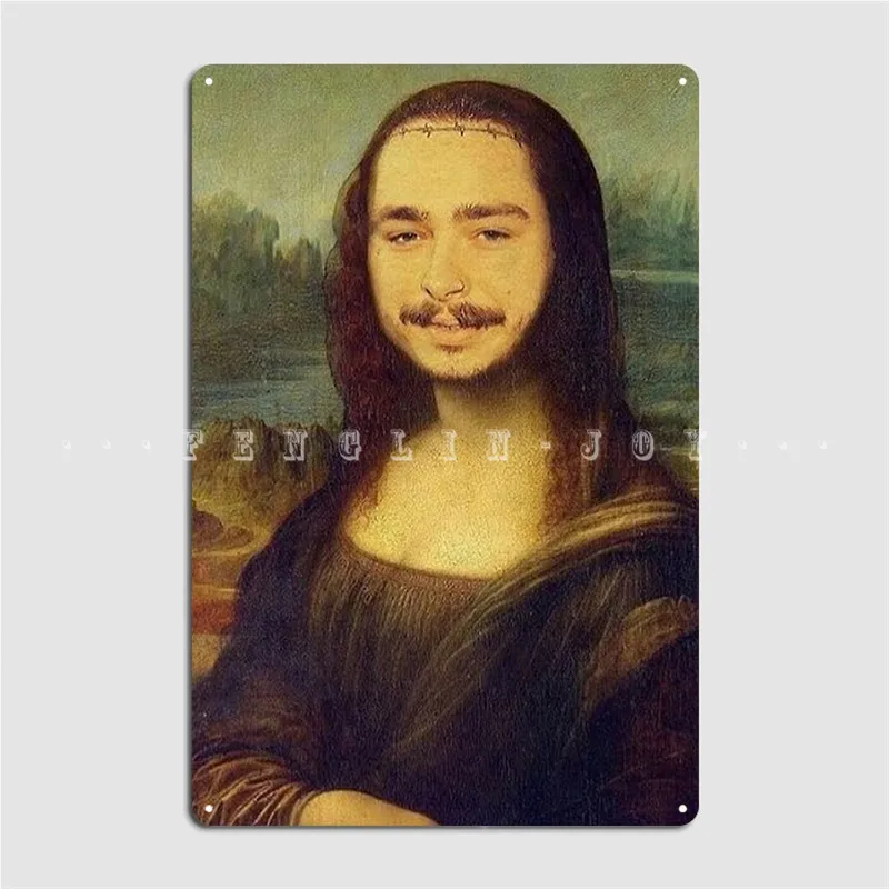 Забавный металлический плакат с надписью «Post Malonalisa» Моной Лизой, настенное украшение для кинотеатра, гостиной, Забавный Настенный декор, же...
Забавный металлический плакат с надписью «Post Malonalisa» Моной Лизой, настенное украшение для кинотеатра, гостиной, Забавный Настенный декор, же...