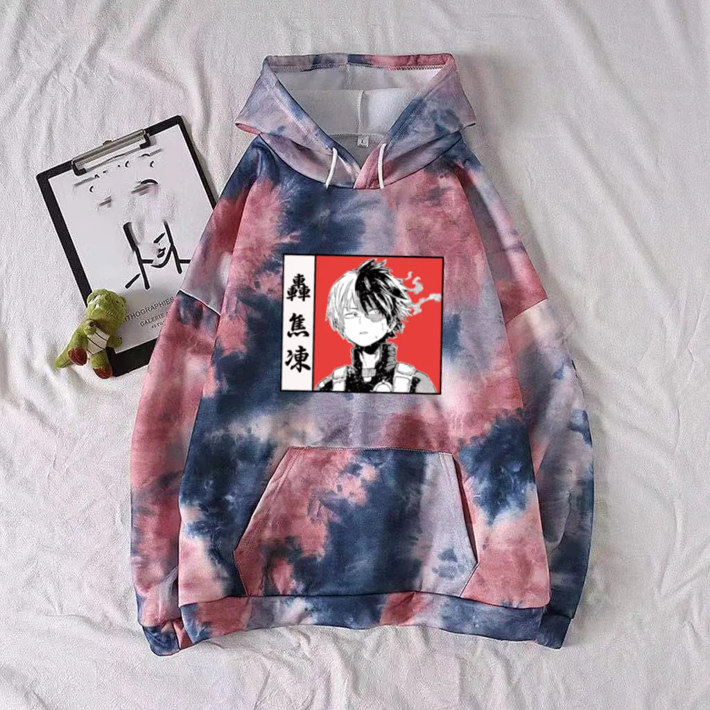 Uniex Hot Anime Hoodie My Hero Academia Tie-dye Pullovers Tops Long Sleeve Fashion
Uniex Hot Anime Hoodie My Hero Academia Tie-dye Pullovers Tops Long Sleeve Fashion