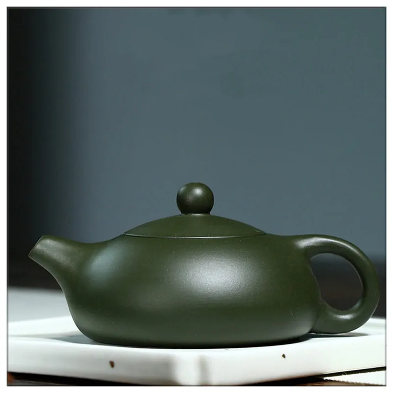 

Китайский исинский чайник, Фиолетовый Глиняный фильтр Xishi, красивый чайник, необработанная зеленая руда, оригинальный чайный набор 200 мл