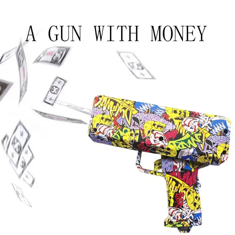 Money Gun Spit Banknotes Fashion Color Toy Birthday Gift Party Toys Game Cash Cannon Funny Money Gun Fidget Toy Pistol For Child
Money Gun Spit Banknotes Fashion Color Toy Birthday Gift Party Toys Game Cash Cannon Funny Money Gun Fidget Toy Pistol For Child