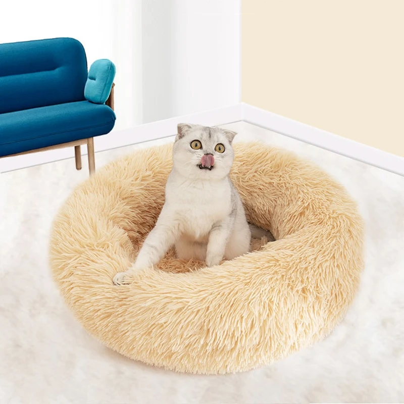 Sleep Luxury Soft Plush Cat Bed Round Shape Sleeping Bag Kennel Cat Puppy Sofa Bed Pet House Winter Warm Beds Cushion Cat Bed
Sleep Luxury Soft Plush Cat Bed Round Shape Sleeping Bag Kennel Cat Puppy Sofa Bed Pet House Winter Warm Beds Cushion Cat Bed