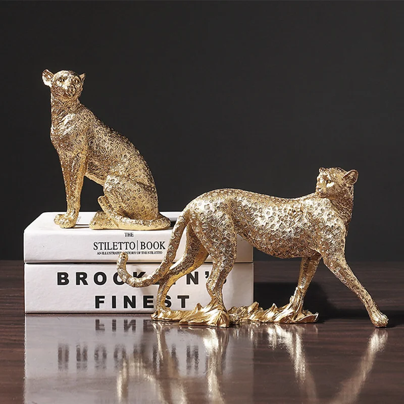 2022 Golden Leopard Statue Nordic Living Room Decoration Desktop Animal Figurine Resin Ornaments Sculpture Vintage Home
2022 Golden Leopard Statue Nordic Living Room Decoration Desktop Animal Figurine Resin Ornaments Sculpture Vintage Home