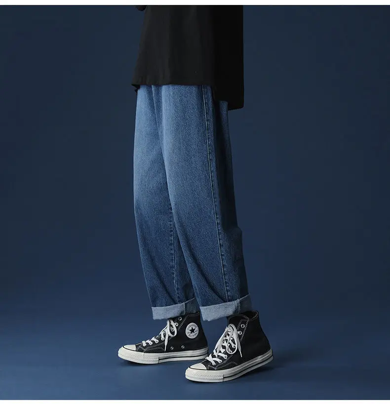 New Japanese Hip Hop Men Streetwear Blue Jeans 2021 Women Black Jeans Korean Fashions Harem Pants Male Denim Pants OverSize
New Japanese Hip Hop Men Streetwear Blue Jeans 2021 Women Black Jeans Korean Fashions Harem Pants Male Denim Pants OverSize