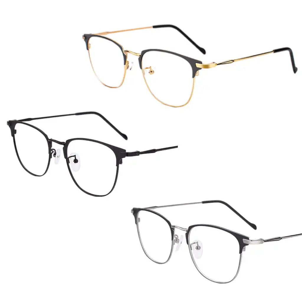 Blue Light Blocking Glasses Classic Horn Clear Lens Metal Frame TV/Phones Glasses Computer Gaming Glasses for Anti Eyestrain
Blue Light Blocking Glasses Classic Horn Clear Lens Metal Frame TV/Phones Glasses Computer Gaming Glasses for Anti Eyestrain