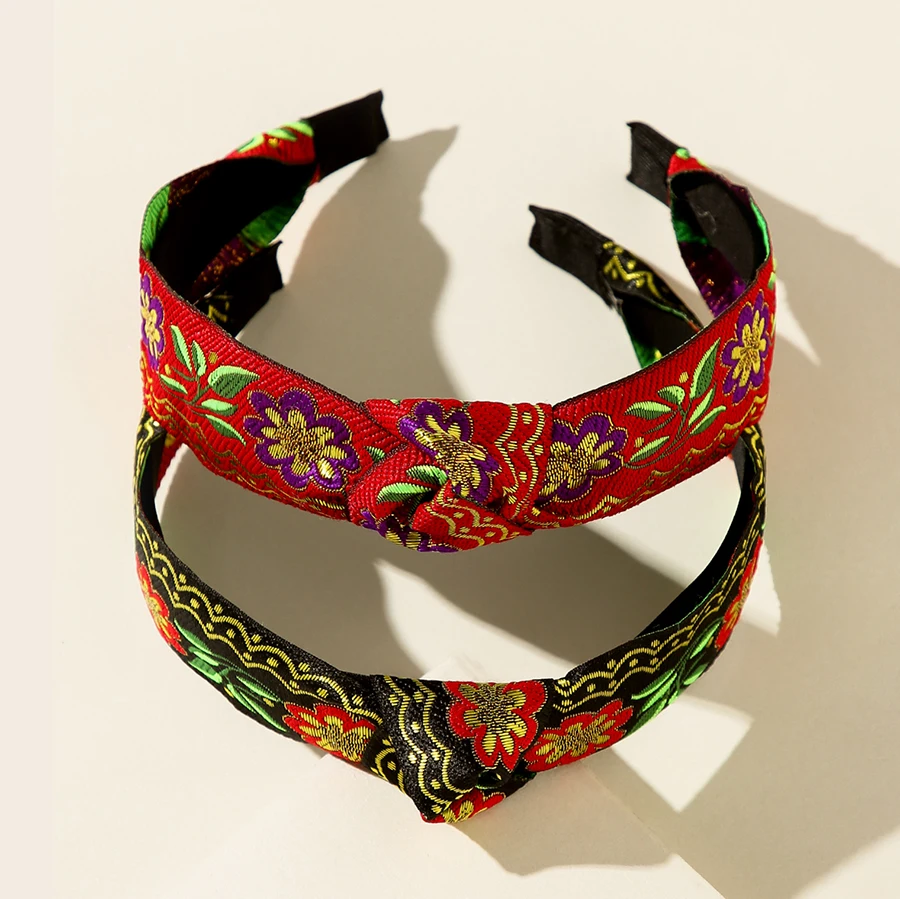 Ethnic Hairband Women Cross Knotted Hair Hoop Embroidery Flower Leaf Headband Head Bezel for Female Headbands Hair Acdessories
Ethnic Hairband Women Cross Knotted Hair Hoop Embroidery Flower Leaf Headband Head Bezel for Female Headbands Hair Acdessories