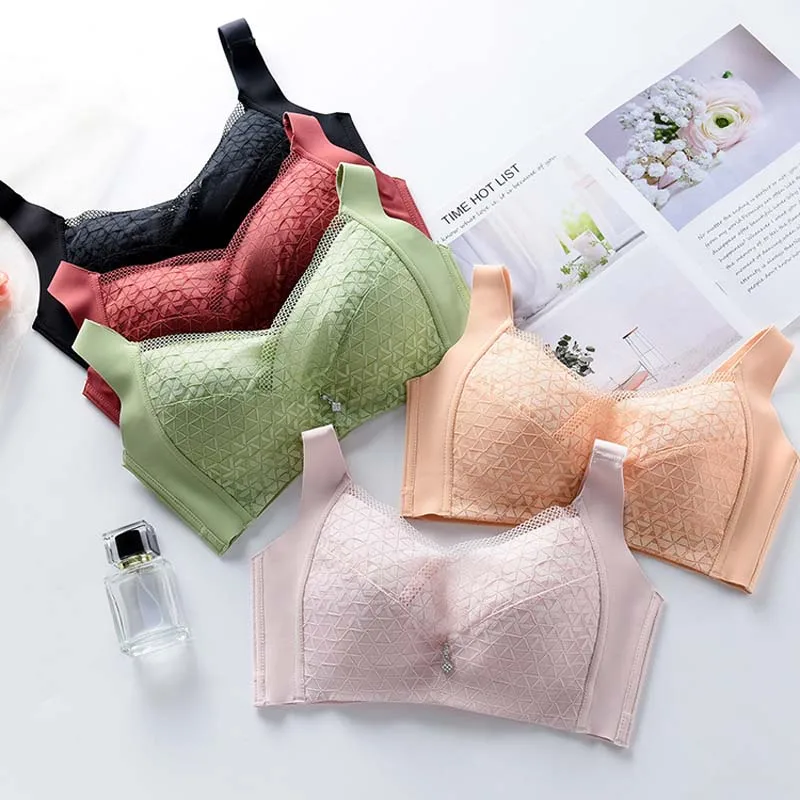 Wasteheart Sexy Women Black Red Lace Padded Bras Push Up Wireless Bras Bralette Cup A B Underwear Female Bras Seamless
Wasteheart Sexy Women Black Red Lace Padded Bras Push Up Wireless Bras Bralette Cup A B Underwear Female Bras Seamless