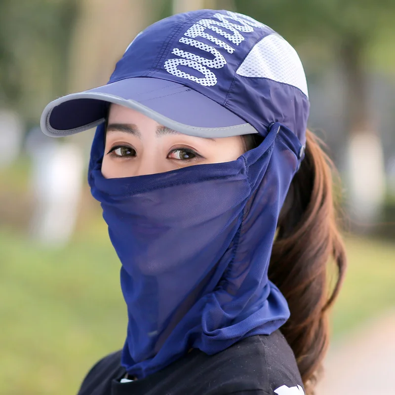 Female Summer Cover Face Anti-ultraviolet Cycling Sun Hat Outdoor Quick-drying Veil Cool Folding Sun Hat Sun Visors for Women
Female Summer Cover Face Anti-ultraviolet Cycling Sun Hat Outdoor Quick-drying Veil Cool Folding Sun Hat Sun Visors for Women