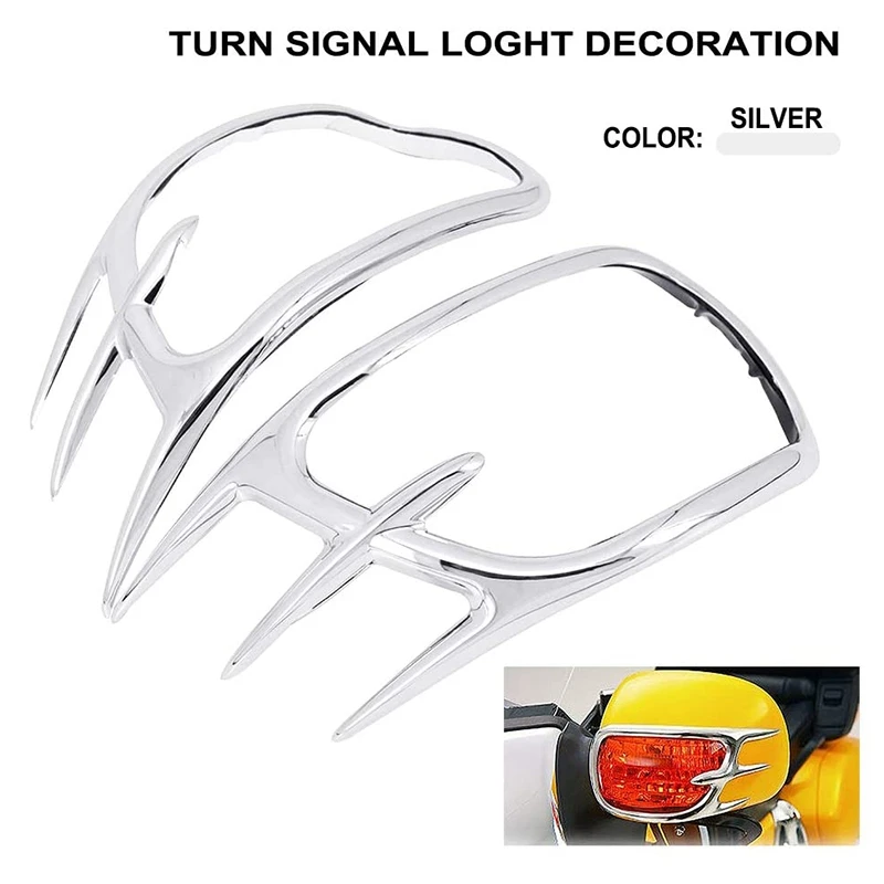 Motorcycle Turn Signal Light Decoration Trims for Honda Goldwing GL1800 2001-2011
Motorcycle Turn Signal Light Decoration Trims for Honda Goldwing GL1800 2001-2011