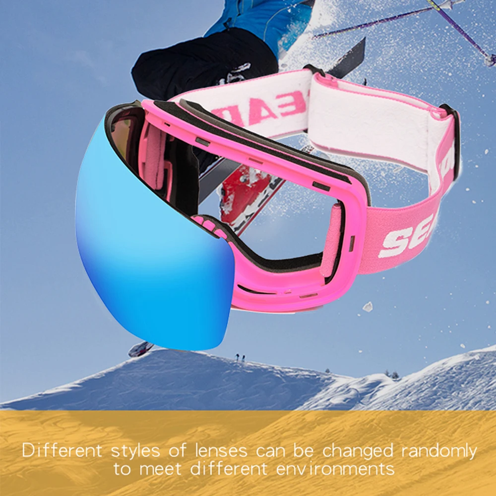 Double Anti-fog Ski Goggles UV400 Large Spherical Protection Snow Eyewear Snowboard Man Women Skiing Outdoor Sport Mask Glasses
Double Anti-fog Ski Goggles UV400 Large Spherical Protection Snow Eyewear Snowboard Man Women Skiing Outdoor Sport Mask Glasses