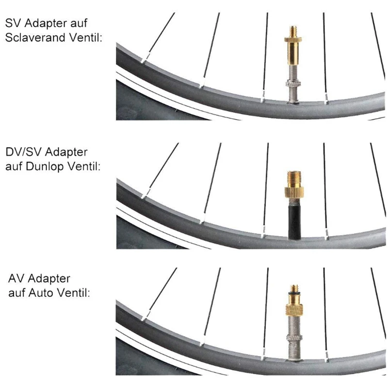 Presta Valve Adaptor Bicycle Valve Adapter Set DV AV SV Valve Bicycle Accessories Cycling Equipment Bike Valve 
Presta Valve Adaptor Bicycle Valve Adapter Set DV AV SV Valve Bicycle Accessories Cycling Equipment Bike Valve