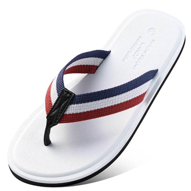 Flip flop trend men's flip flops summer popular flat heel shock absorption sandals non slip slippers European beach shoes
Flip flop trend men's flip flops summer popular flat heel shock absorption sandals non slip slippers European beach shoes