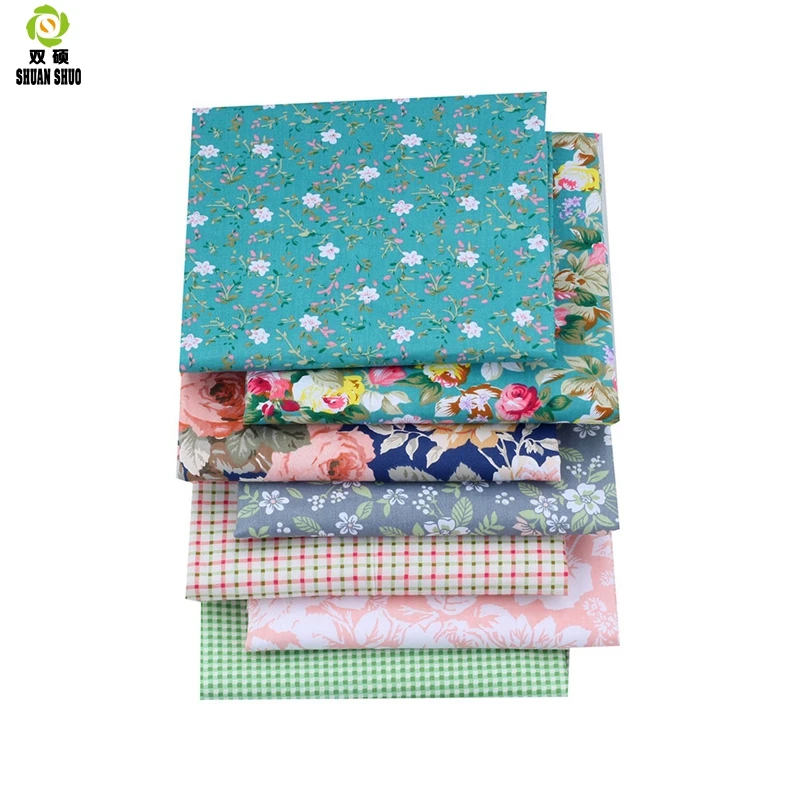 Shuanshuo New Floal Fat Quarter Bundles Fabric Tissus Cotton Patchwork Fabric For Sewing Doll Cloths 40*50cm 7pcs/lot
Shuanshuo New Floal Fat Quarter Bundles Fabric Tissus Cotton Patchwork Fabric For Sewing Doll Cloths 40*50cm 7pcs/lot