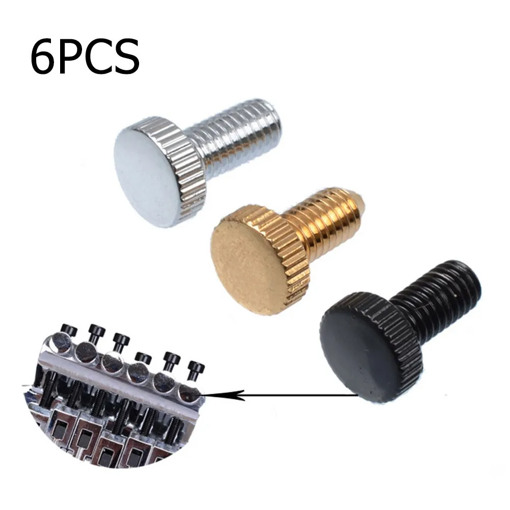 Set Of 6 Pcs Electric Guitar Tremolo Bridge Fine Tuning Screws For Floyd Rose Black Gray Gold Exquisite Durable String Screws
Set Of 6 Pcs Electric Guitar Tremolo Bridge Fine Tuning Screws For Floyd Rose Black Gray Gold Exquisite Durable String Screws