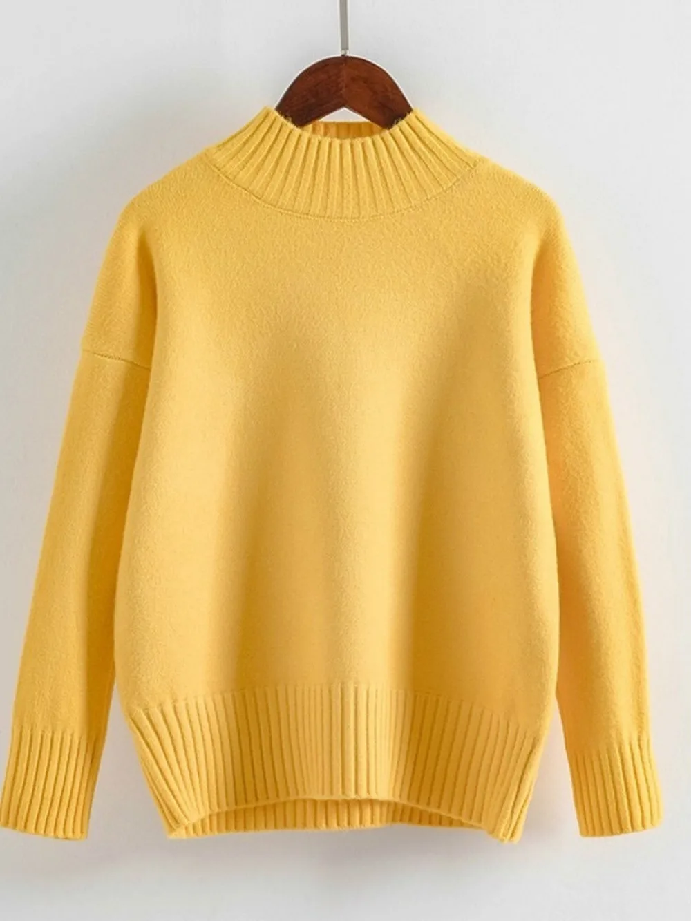 Новинка Осень-зима 2021 женские свитера Forextolux с высоким воротом пуловер Женский