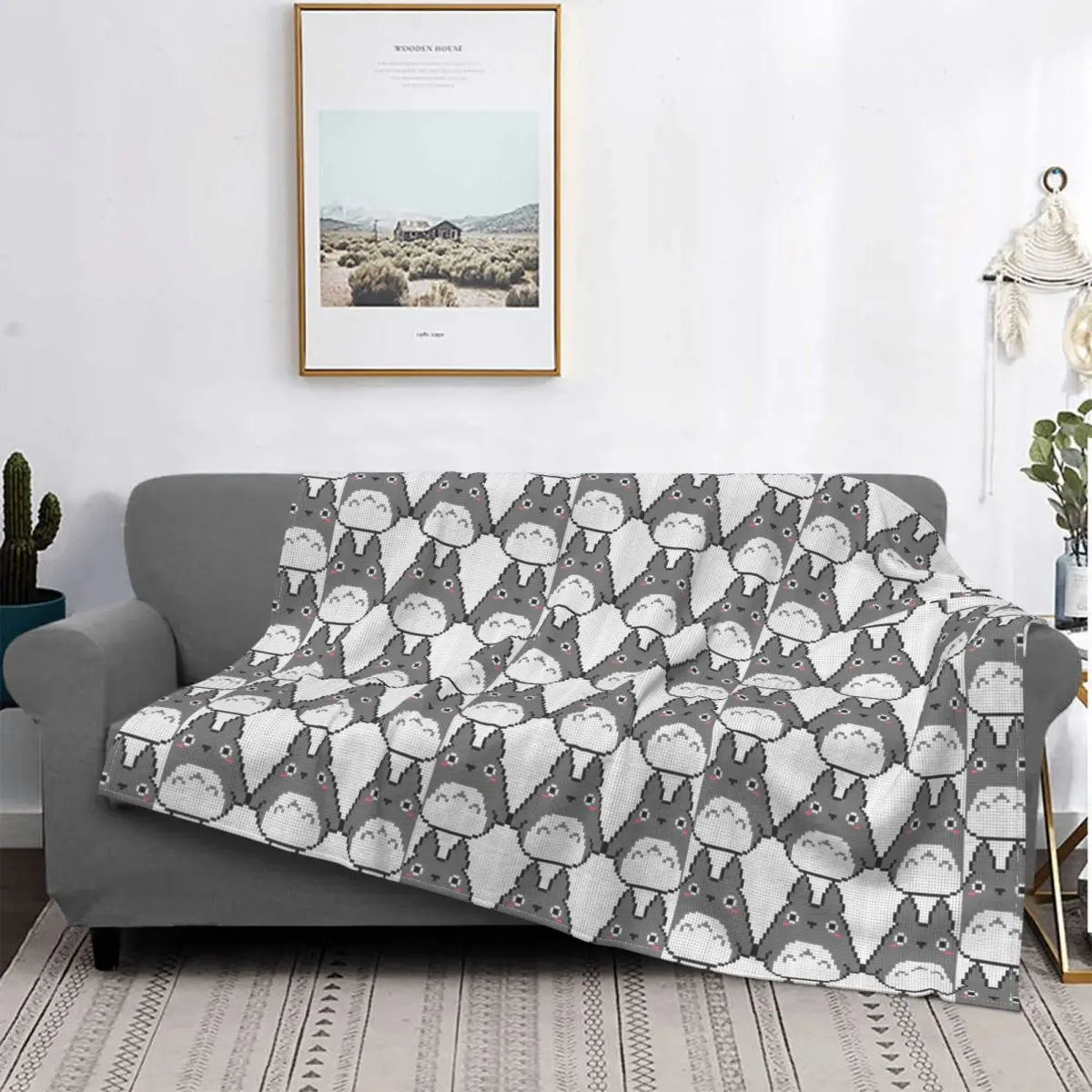 Totoro Blanket Fleece Print Miyazaki Cute Multifunction Lightweight Thin Throw Blanket for Bed Office Bedspread
Totoro Blanket Fleece Print Miyazaki Cute Multifunction Lightweight Thin Throw Blanket for Bed Office Bedspread