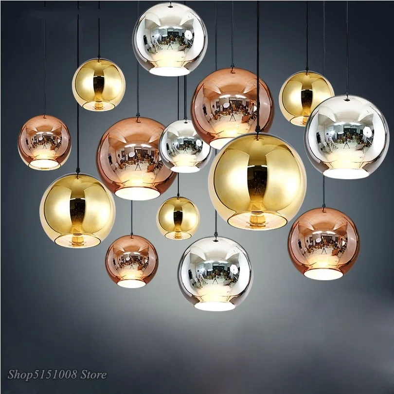 LED LED Chandelier Modern Glass Ball Pendant Lamp Luster Copper Sliver Shade Mirror Hanging Lamp Home Decor Light Fixtures
LED LED Chandelier Modern Glass Ball Pendant Lamp Luster Copper Sliver Shade Mirror Hanging Lamp Home Decor Light Fixtures