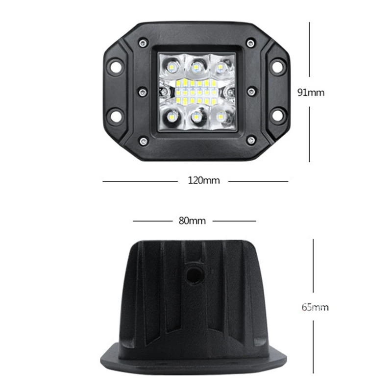 2 Pieces 42W Flush Mount LED Work Light Pods Combo Beam Driving Light Backup Light Reverse Light for Offroad Truck SUV Jeep
2 Pieces 42W Flush Mount LED Work Light Pods Combo Beam Driving Light Backup Light Reverse Light for Offroad Truck SUV Jeep