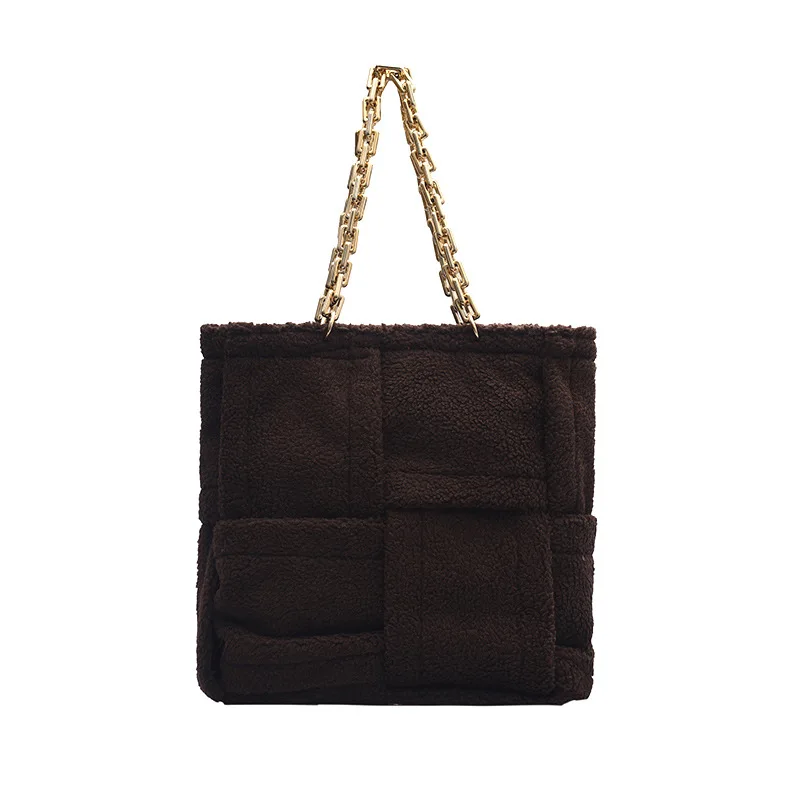 Elegant Female Plaid Tote bag 2021 Winter New High Quality Soft Plush Women's Designer Handbag Lock Chain Shoulder Messenger Bag
Elegant Female Plaid Tote bag 2021 Winter New High Quality Soft Plush Women's Designer Handbag Lock Chain Shoulder Messenger Bag