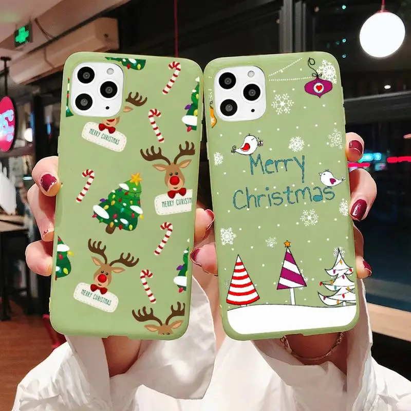 Cartoon Christmas Santa Claus Elk Phone Case Candy Color for iPhone 6 7 8 11 12 s mini pro X XS XR MAX Plus
Cartoon Christmas Santa Claus Elk Phone Case Candy Color for iPhone 6 7 8 11 12 s mini pro X XS XR MAX Plus