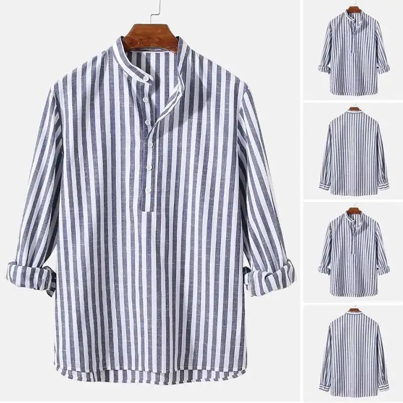 INCERUN Tops New 2021 Men's Long Sleeve Shirt Fashion Striped Casual Streetwear Leisure Party Nightclub Blouse Camisa S-3XL
INCERUN Tops New 2021 Men's Long Sleeve Shirt Fashion Striped Casual Streetwear Leisure Party Nightclub Blouse Camisa S-3XL