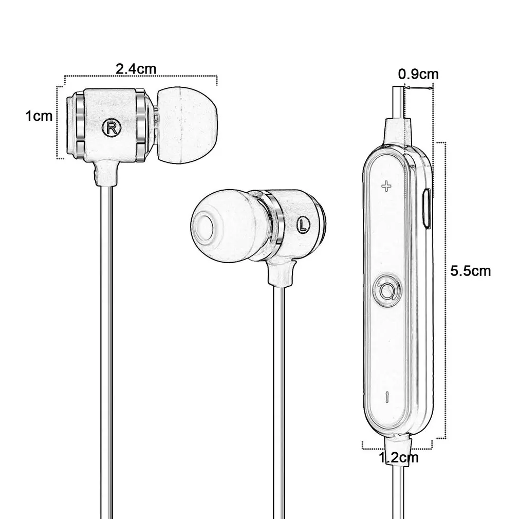 Fashionable AX-07 Portable Magnetic Wireless Bluetooth 4.1 Outdoor Sport Headset Earphones Stereo Music Accessory
Fashionable AX-07 Portable Magnetic Wireless Bluetooth 4.1 Outdoor Sport Headset Earphones Stereo Music Accessory