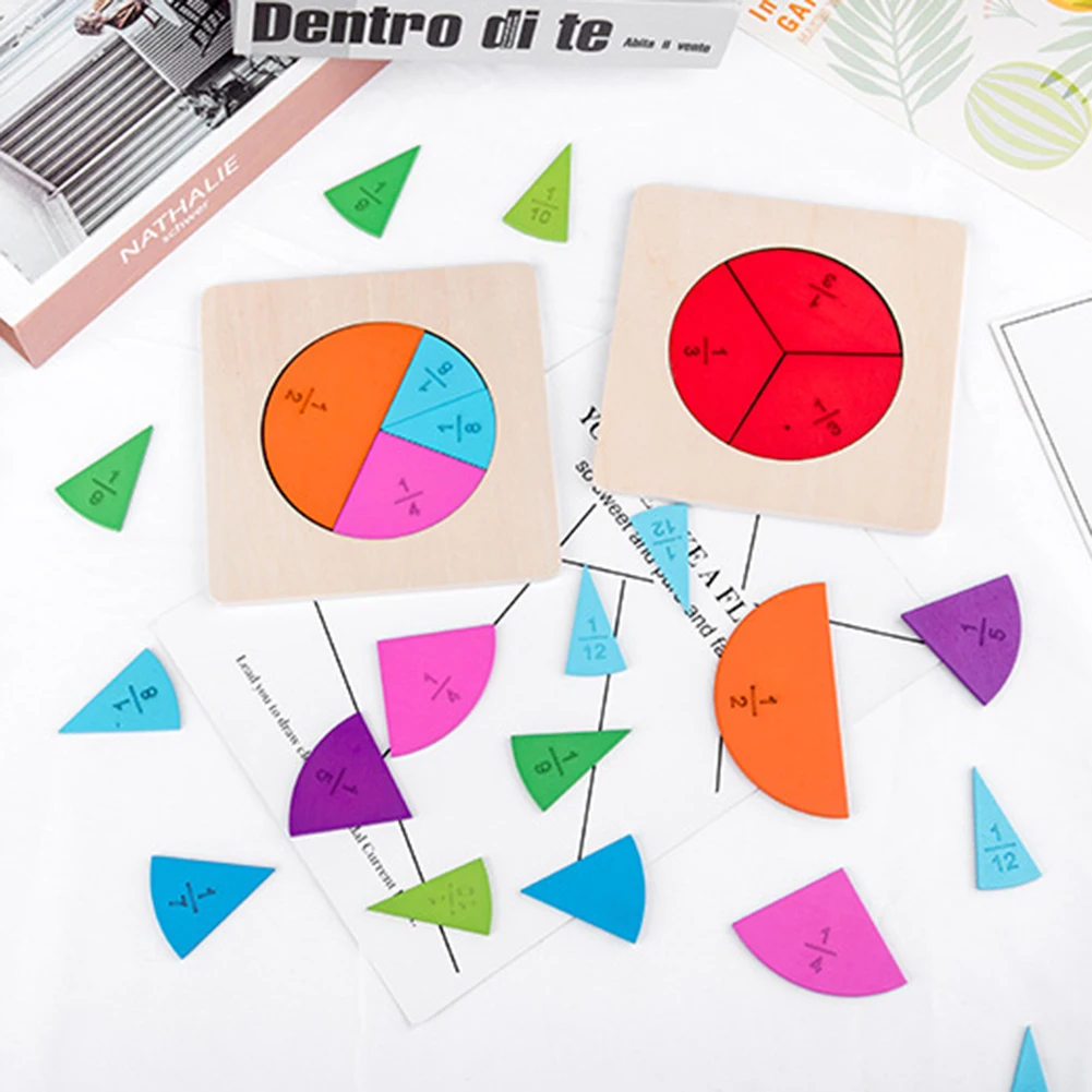 Circular Fractions Counting Wooden Children Early Education Math Learning Toys Children Best Puzzle Enlightenment Toy Gift
Circular Fractions Counting Wooden Children Early Education Math Learning Toys Children Best Puzzle Enlightenment Toy Gift