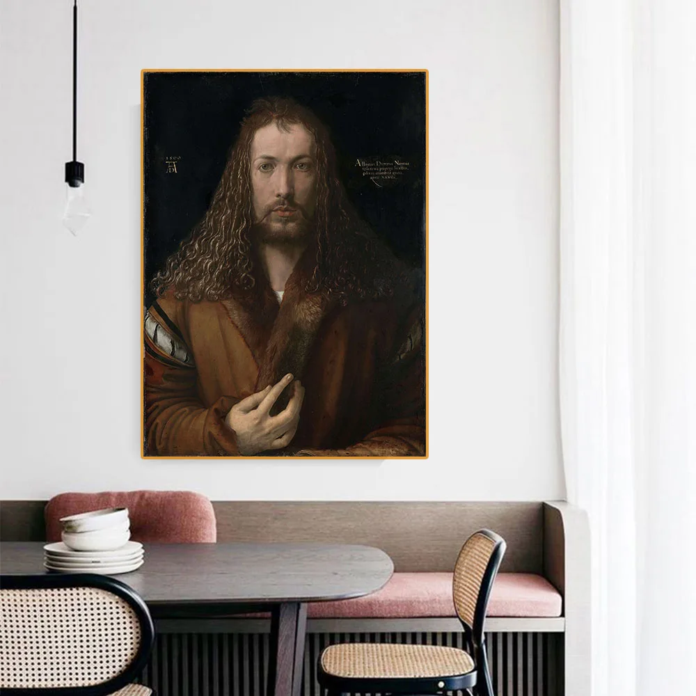 Canvas Oil Painting Wall Art Aesthetic Home Decoration Albrecht Durer"Self-Portraits"Western Art Decor Poster
Canvas Oil Painting Wall Art Aesthetic Home Decoration Albrecht Durer"Self-Portraits"Western Art Decor Poster