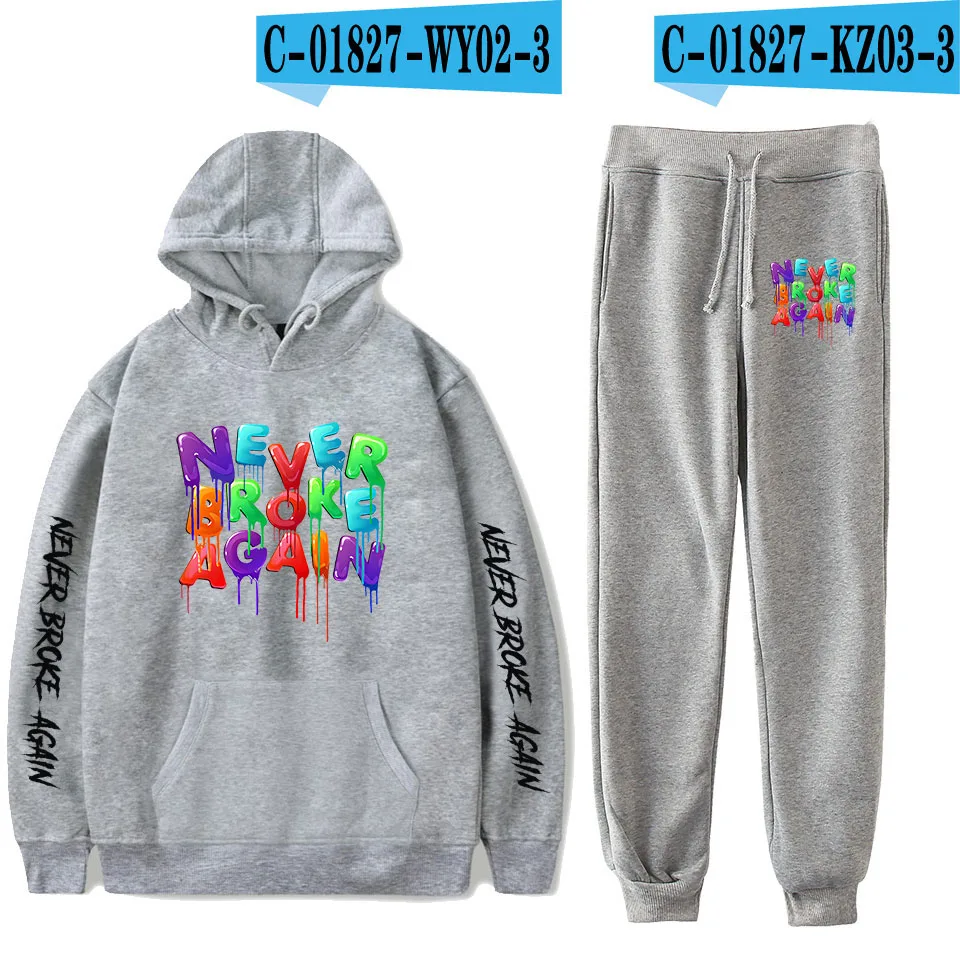 Hot Tracksuit Hoodies Pants Suit New arrival YoungBoy Never Broke Again Fashion Spring Autumn Mens Hooded Sweater 2Pcs Women/Men
Hot Tracksuit Hoodies Pants Suit New arrival YoungBoy Never Broke Again Fashion Spring Autumn Mens Hooded Sweater 2Pcs Women/Men