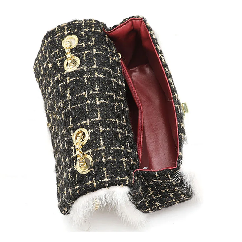 New Style Messenger Shoulder Bag Plush Bag Fresh Mink Hair Chain Bag Trendy Female Bag Small Square Bag
New Style Messenger Shoulder Bag Plush Bag Fresh Mink Hair Chain Bag Trendy Female Bag Small Square Bag