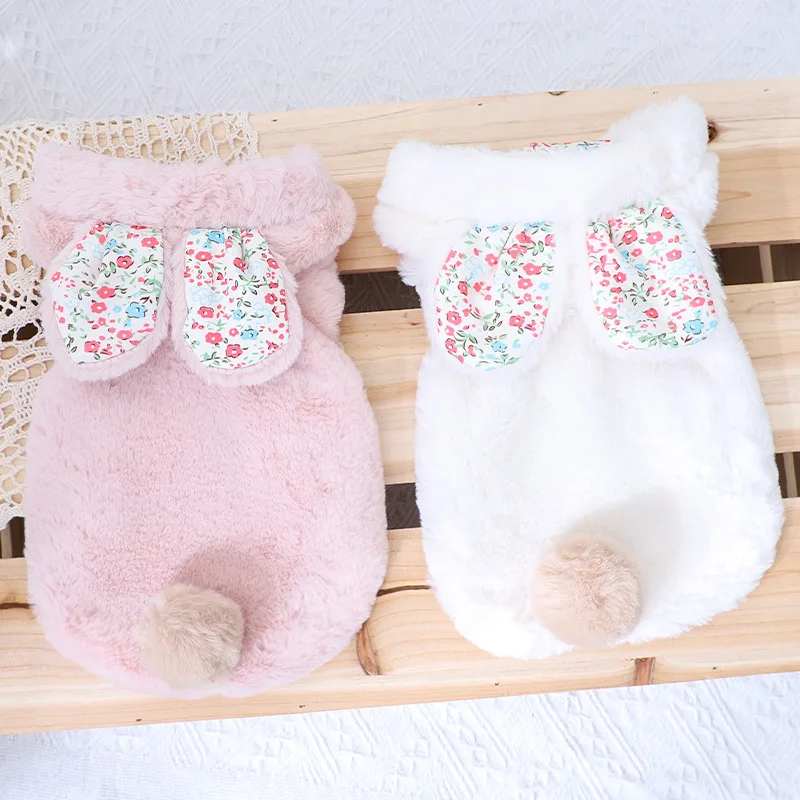 New Autumn and Winter Plus Velvet Padded Cute Rabbit Ears Dog Clothes Feet Cotton-padded Clothes Pet Winter Clothes To Keep Warm
New Autumn and Winter Plus Velvet Padded Cute Rabbit Ears Dog Clothes Feet Cotton-padded Clothes Pet Winter Clothes To Keep Warm